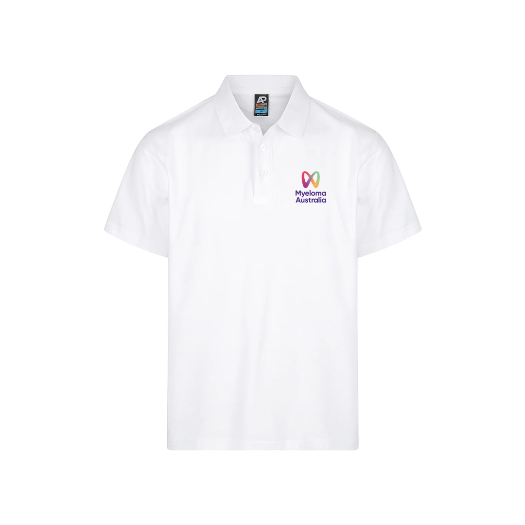 Men's White Polo